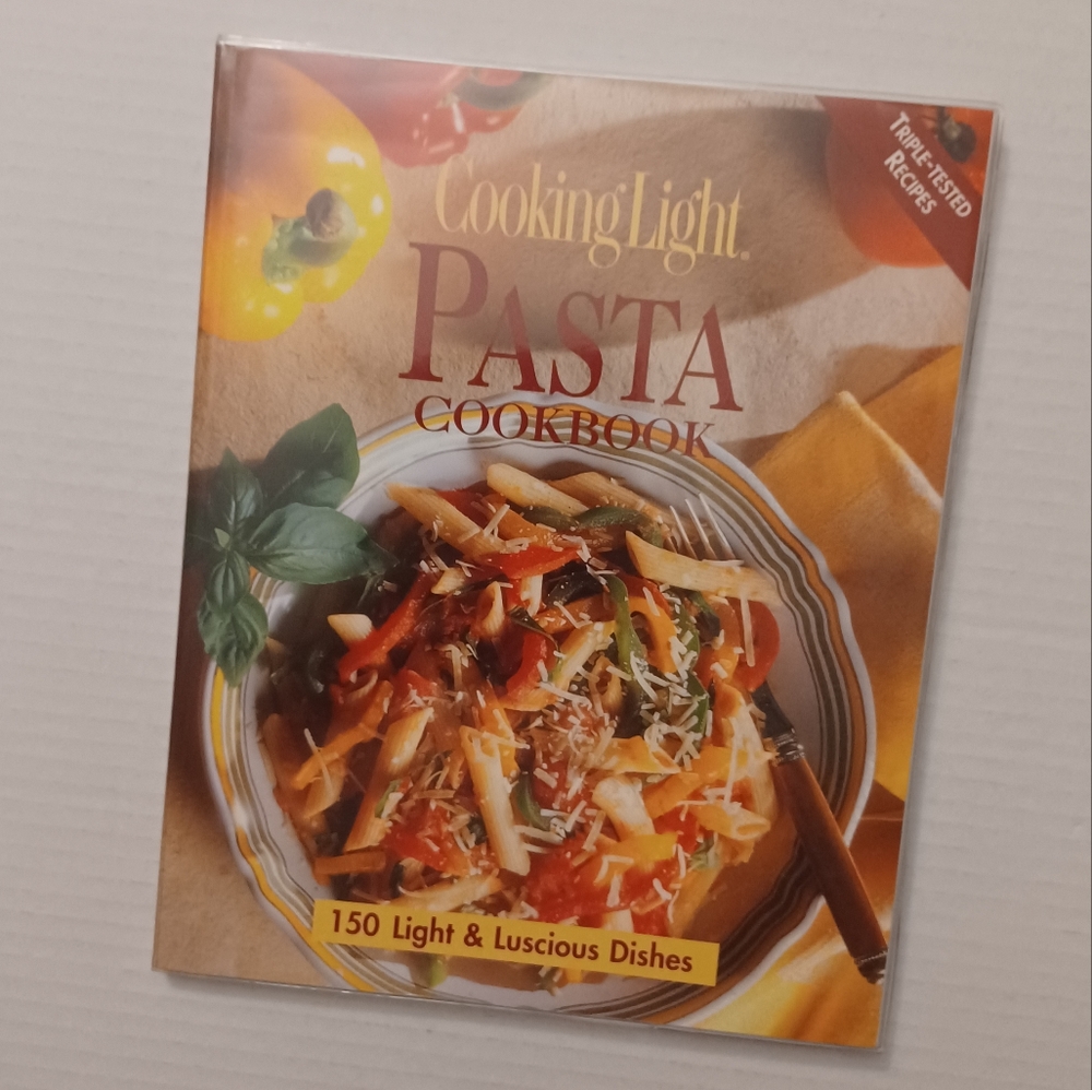 4/$40 Pasta Cookbook - Paperback With Clear Plastic Book Jacket
